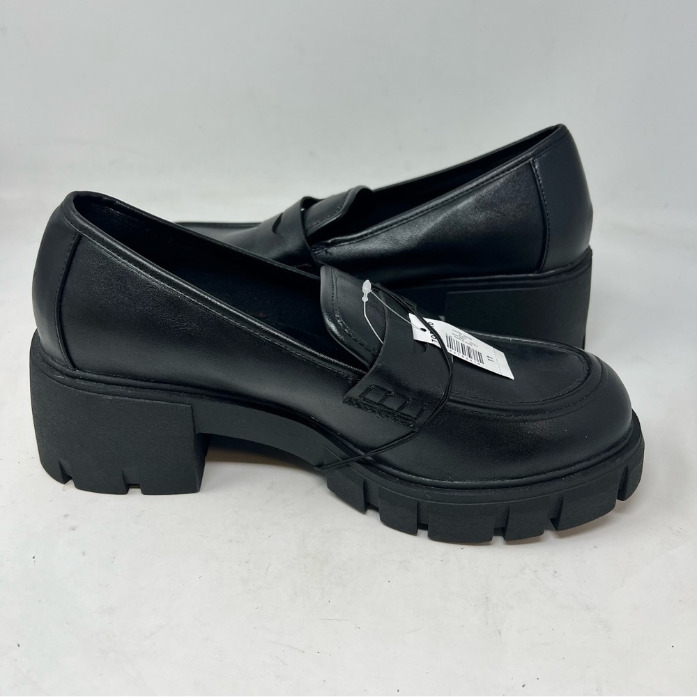 torrid Black Chunky Penny Loafers 11WW - Picture 5 of 9